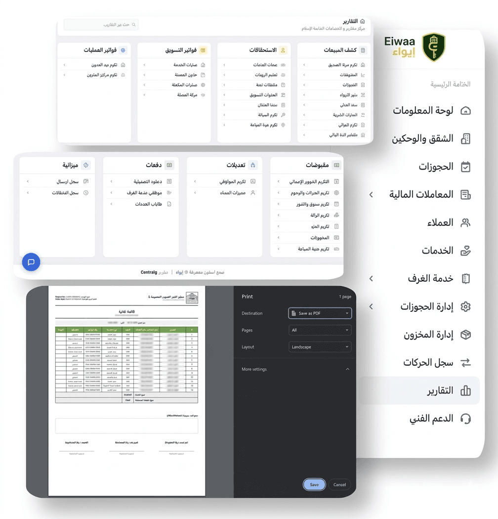 التقارير والتحليل